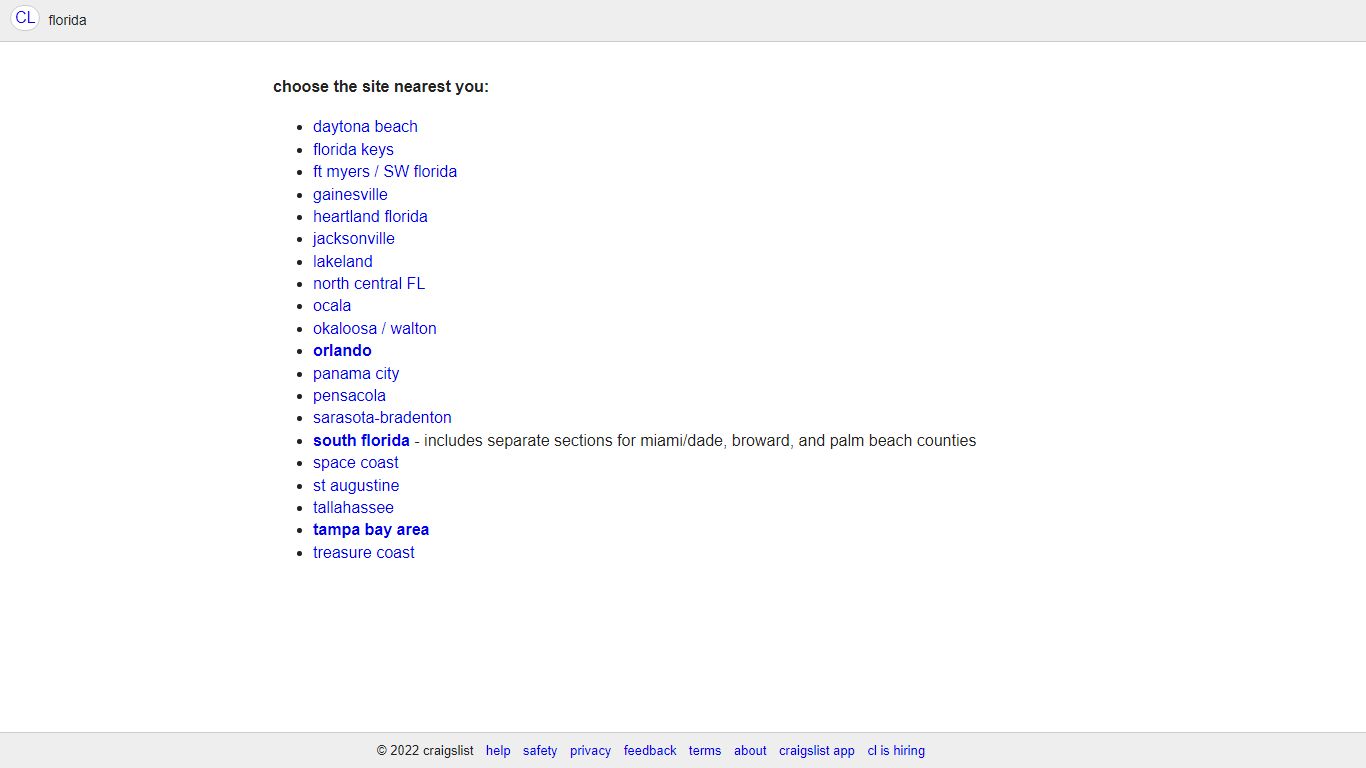 craigslist | florida